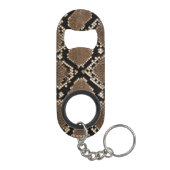 Porte-clé Décapsuleur Motif Snakeskin (Dos)