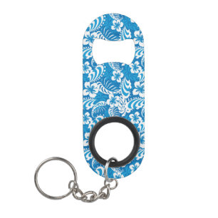 Porte-clé Décapsuleur Motif tropical de ketmie