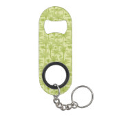 Porte-clé Décapsuleur Motif vert de palmiers (Dos)