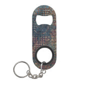Porte-clé Décapsuleur Motifs sales avec le patchwork malpropre des (Devant)
