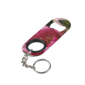 Porte-clé Décapsuleur Nénuphar rose (angle arrière)