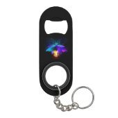 Porte-clé Décapsuleur Neon Firefly sur noir (Dos)