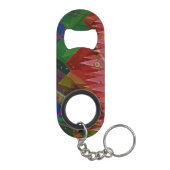 Porte-clé Décapsuleur night mountains scene landscape ink background (Dos)