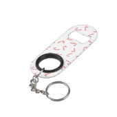 Porte-clé Décapsuleur Noël Canne à Sucre (angle arrière)