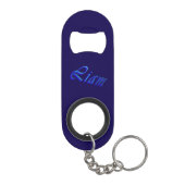 Porte-clé Décapsuleur Nom bleu Liam, (Dos)