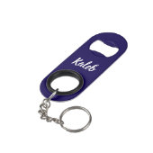 Porte-clé Décapsuleur Nom de Kaleb Mens (angle arrière)