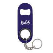Porte-clé Décapsuleur Nom de Kaleb Mens (Dos)