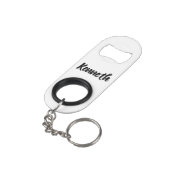 Porte-clé Décapsuleur Nom de Kenneth Mens, (angle arrière)