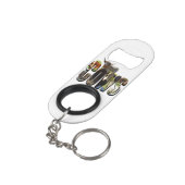 Porte-clé Décapsuleur Nom De Vaches Logo D'Image Avec Vaches, (angle arrière)