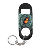 Porte-clé Décapsuleur Œil de prédateur reptile primal (Devant)