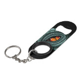 Porte-clé Décapsuleur Œil de prédateur reptile primal (Devant Angle)