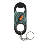Porte-clé Décapsuleur Œil de prédateur reptile primal (Dos)