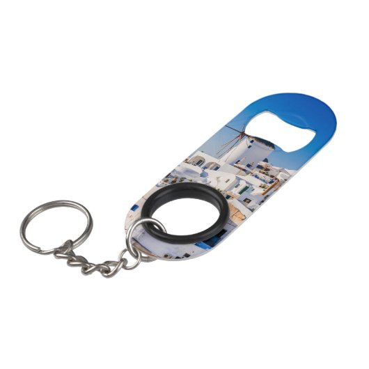 Porte-clé Décapsuleur Oia Santorini (Devant Angle)