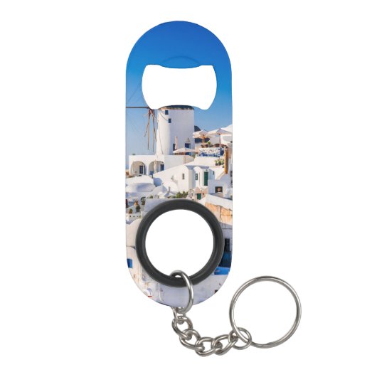 Porte-clé Décapsuleur Oia Santorini (Dos)