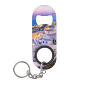 Porte-clé Décapsuleur Oia Santorini (Devant)