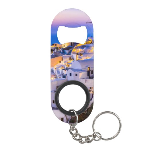 Porte-clé Décapsuleur Oia Santorini (Dos)