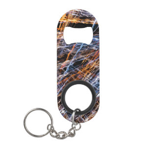 Porte-clé Décapsuleur Or et rupture bleue