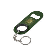 Porte-clé Décapsuleur Or Nautique (angle arrière)