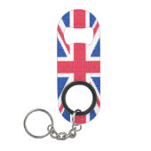 Porte-clé Décapsuleur Original cross-stitch design Union Jack (Devant)
