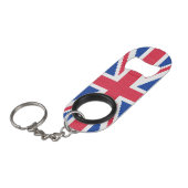Porte-clé Décapsuleur Original cross-stitch design Union Jack (Devant Angle)
