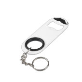Porte-clé Décapsuleur Ouverture bouteille de moustache (mini) (angle arrière)