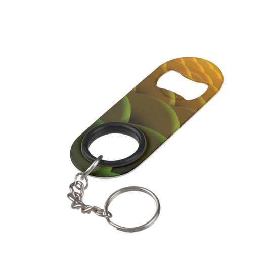 Porte-clé Décapsuleur Ouverture de bouteille à échelles fractales (angle arrière)