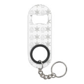 Porte-clé Décapsuleur Ouverture de bouteille de snowflakes (Dos)