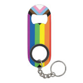 Porte-clé Décapsuleur Ouverture de bouteille - Drapeau LGBTQIA+ (Dos)