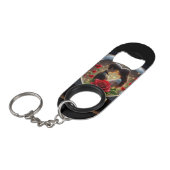 Porte-clé Décapsuleur Ouverture de bouteille en acier inoxydable (Devant Angle)