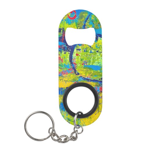 Porte-clé Décapsuleur Ouverture de bouteille en acier inoxydable (Devant)