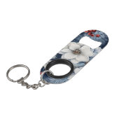 Porte-clé Décapsuleur Ouverture de bouteille en acier inoxydable (Devant Angle)