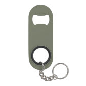 Porte-clé Décapsuleur Ouverture de bouteille verte Moss avec finition fr (Dos)