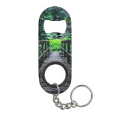 Porte-clé Décapsuleur Ouverture de la bouteille en acier inoxydable Mood (Dos)