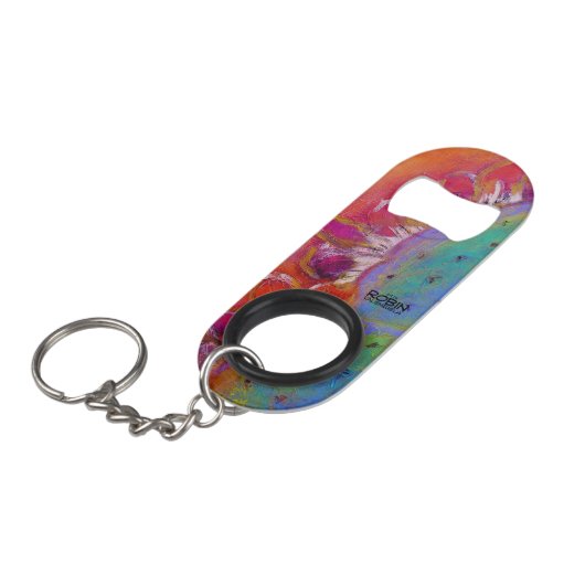 Porte-clé Décapsuleur Ouverture de mini-bouteille à poires (Devant Angle)