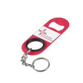 Porte-clé Décapsuleur Ouverture d'une bouteille de service d'ambulance e (angle arrière)