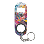 Porte-clé Décapsuleur Ouverture florale (Dos)