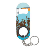 Porte-clé Décapsuleur Ouverture Mini Bouteille Bande Avec Porte - clé (Dos)