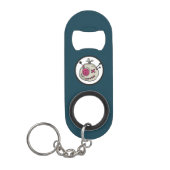 Porte-clé Décapsuleur Ouverture Mini bouteille Voodoo Token avec Porte - (Devant)