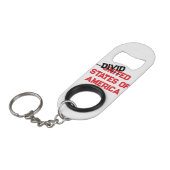 Porte-clé Décapsuleur ouvre-bouteille (Devant Angle)