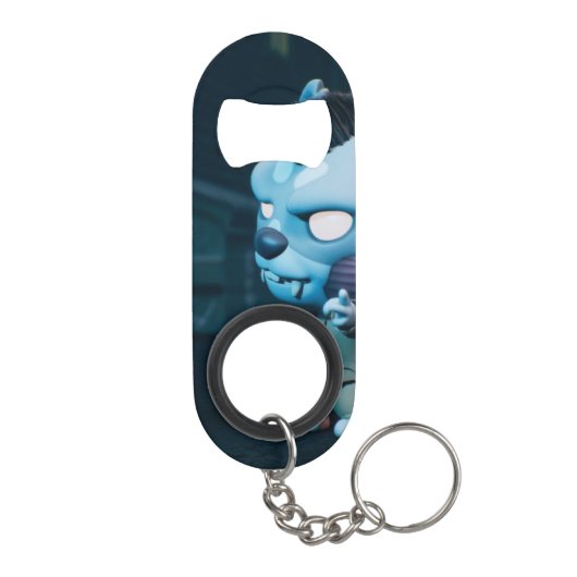 Porte-clé Décapsuleur ouvre-bouteille porte - clé (Dos)