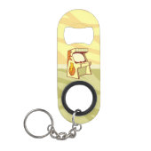Porte-clé Décapsuleur Ouvre-bouteille porte-clés de borne d'arcade (Devant)