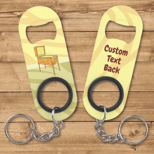 Porte-clé Décapsuleur Ouvre-bouteille porte-clés de flipper