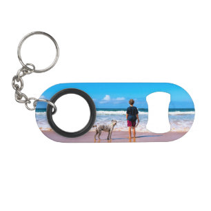 Porte-clé Décapsuleur Ouvre-bouteille porte-clés photo personnalisé avec