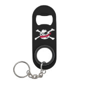 Porte-clé Décapsuleur Ouvreur de bouteille de grog de pirate d'Arrr (Devant)
