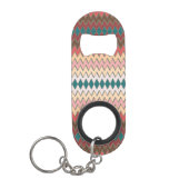 Porte-clé Décapsuleur Ouvreur de bouteille de zigzag de Chevron de (Devant)