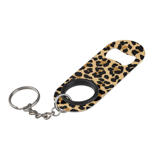 Porte-clé Décapsuleur Ouvreur de bouteille élégant d'empreinte de (Devant Angle)