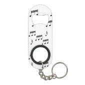 Porte-clé Décapsuleur Ouvreur de bouteille remarquable de musique (Dos)