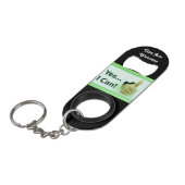 Porte-clé Décapsuleur Ouvreur mis en bouteille (Devant Angle)