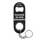 Porte-clé Décapsuleur Ouvreur mis en bouteille (Dos)