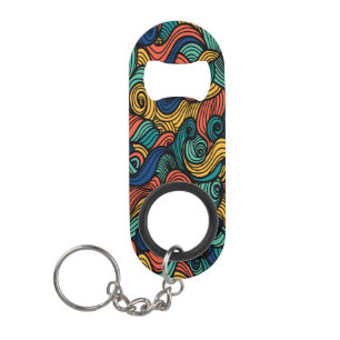 Porte-clé Décapsuleur Paisley haché
